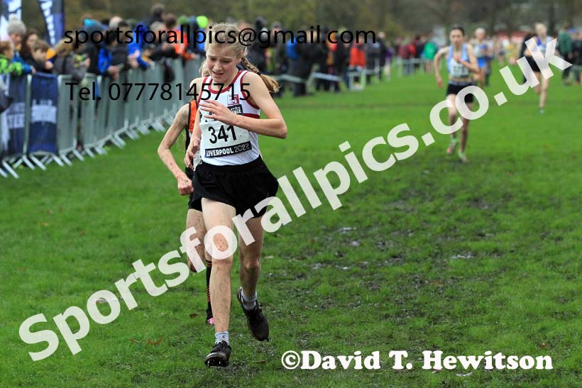 Girls Under-13s, 2022 British Athletics Cross Challenge, Sefton Park, Liverpool.  Photo: David T. Hewitson/Sports for All Pics